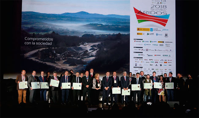 Galardonados al finalizar el Congreso en los Premios FdA de Desarrollo Sostenible